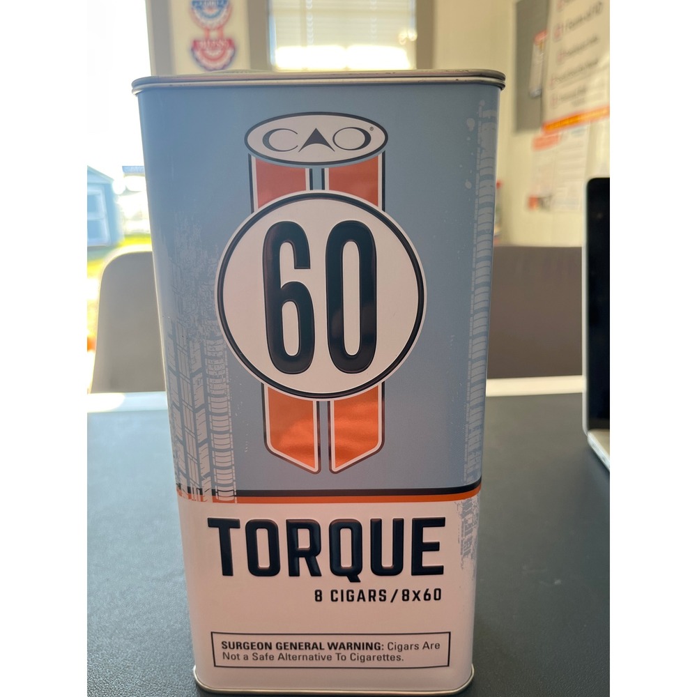 TIN ONLY CAO Torque 60 8 Cigars 8x60 Tin Limited Edition Collector's‎ Item